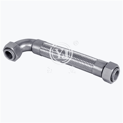 Stainless metal hoseOne end nut on both ends is 90㣩